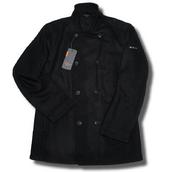 View Item Ben Sherman Mod 60's Retro Wool Double Breasted Pea Coat Black